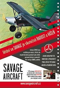 Inzerát Savage Aircraft